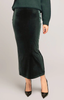 Gentle Fawn Dahlia Velvet Skirt Wintergreen