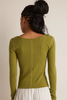 Free People End Game Pointelle Long Sleeve Fresh Sprouts