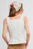 Free People Bridgette Corset Top Soli Clean Ivory