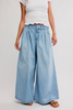 Free People Scout Wide Leg Pants California Blue