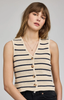 Gentle Fawn Mariana Knit Vest Navy Stripe