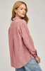 Gentle Fawn Dominique Button Down Shirt Garnet Stripe