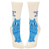 Blue Q Cuddle Me B*tch Crew Socks 