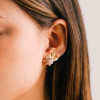Lover's Tempo Botanist Studs Creme