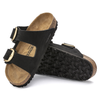 Birkenstock Arizona Gold Big Buckle Nubuck Black Narrow