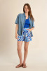 Molly Bracken Printed Shorts Blue Alizee