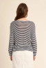 Molly Bracken Striped Sweater Navy
