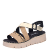 Rieker Regina Strappy Wedge Sandals Leopard Multi