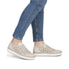 Rieker Enya Cut-Out Sneakers Beige