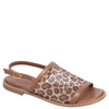 Bueno Odette Slingback Sandals Leopard Combo