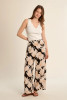 Molly Bracken Printed Pants Black Ava