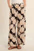 Molly Bracken Printed Pants Black Ava