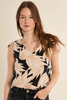 Molly Bracken Patterned Tank Black Ava