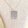 Andrea Waines Mod Square Necklace Make Today Count