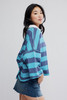 Free People Auggie Tee Night Shadow Tropica
