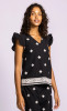 Pink Martini Saticoy Top Black