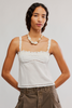Free People Little Love Tank Clean Ivory