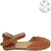 Monstera Cicada Flats Brown Suede