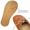 Monstera Oxfords Brown Suede