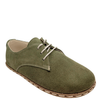Monstera Oxfords Green Suede