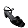 Taxi Sage-01 Sparkly Heels Black
