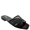 Taxi Bella-02 Sparkly Slides Wide Width Black