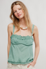Free People Little Love Tank Aqua