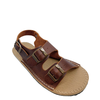 Monstera Beetle Sandals Dark Brown