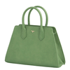Fable Structured Tote Bag Green Garden Floral