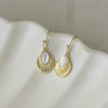 Glee Gold Plated Asha Earrings Mother of Pearl