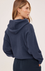 Gentle Fawn Grayson Hooded Sweatshirt Heather Navy