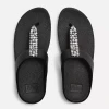 FitFlop Fino Pearl & Crystal Toe Post Sandals Black