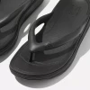 FitFlop RelieFF Recovery Toe-Post Sandals Black