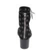 Django & Juliette Valina Patent Toe Boots Black Dot