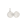 House of Jewellery Engraved Round 20mm Locket Sterling Silver