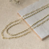 Glee Gold Plated Double Take Layered Necklace