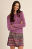 Molly Bracken Buttoned Cardigan Mauve