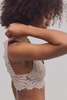 Free People Petal Party Plunge Bralette Mushroom