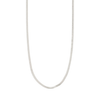 Pilgrim Joanna Flat Snake Chain Necklace Silver Plated