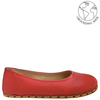Monstera Ballet Flats Red