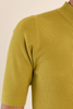 Molly Bracken Short Sleeve Turtle Neck Sweater Olive