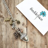 Freckle Face Acorn & Pinecone Necklace