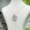 Andrea Waines Love You More Mod Square Necklace