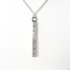 Andrea Waines The Soul To Dare, The Will To Do Med Skinny Bar Necklace