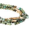 Scout Stone Wrap Bracelet African Turquoise