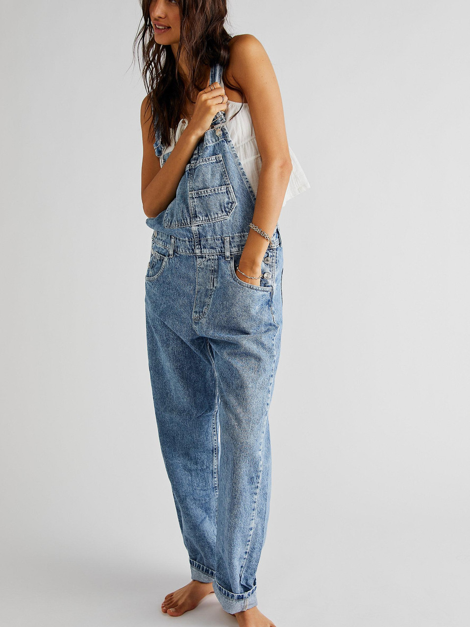 Free people overalls sales for women