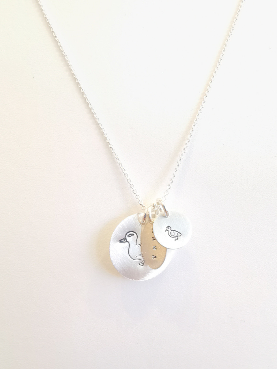 Andrea Waines Mama Duck Necklace - Starlet
