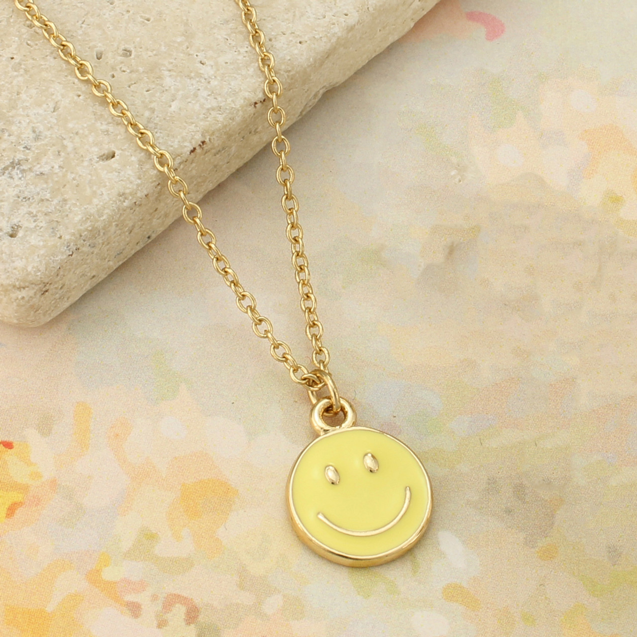 Smiley Face Necklace | Therese Kuempel Jewelry