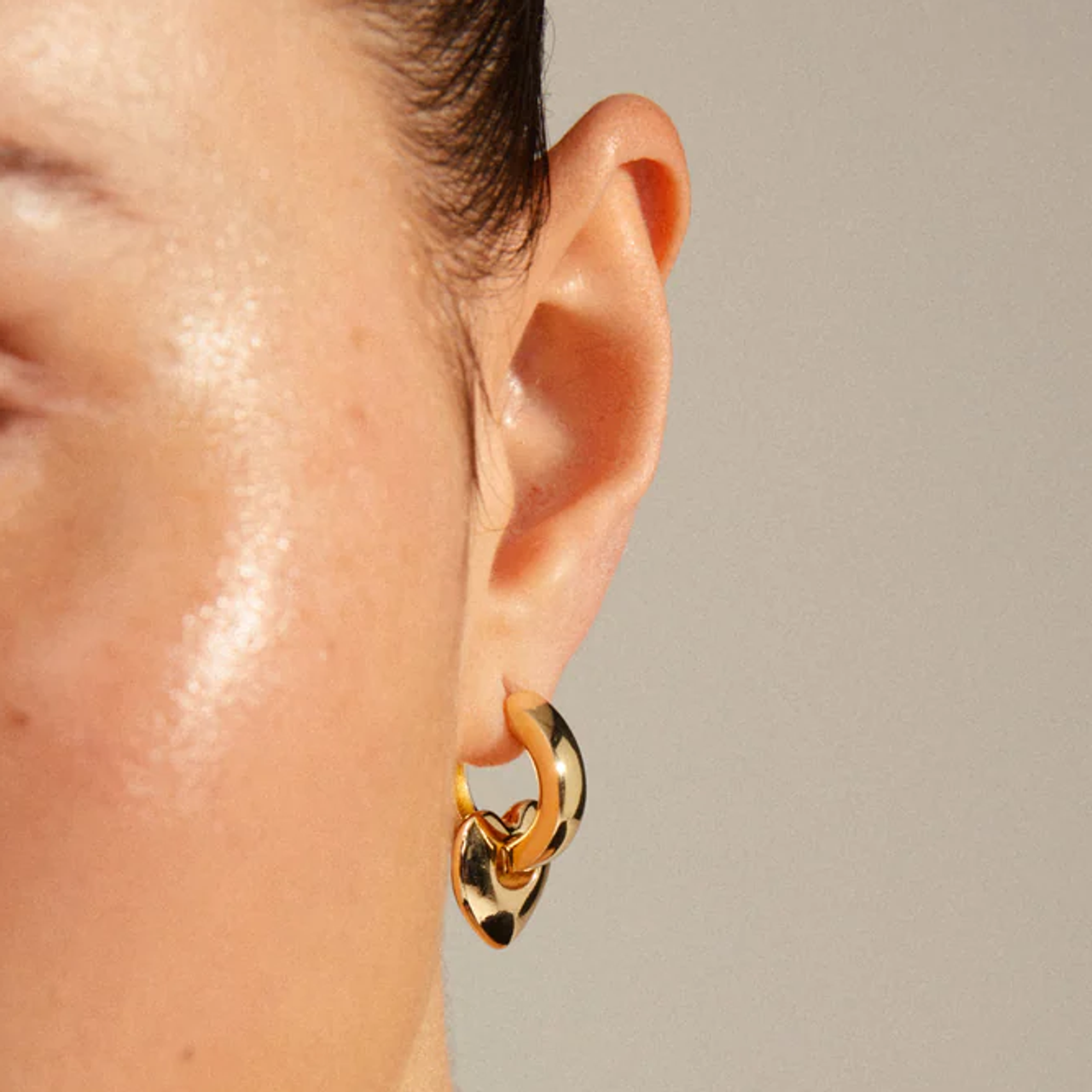 Pilgrim 2025 heart earrings