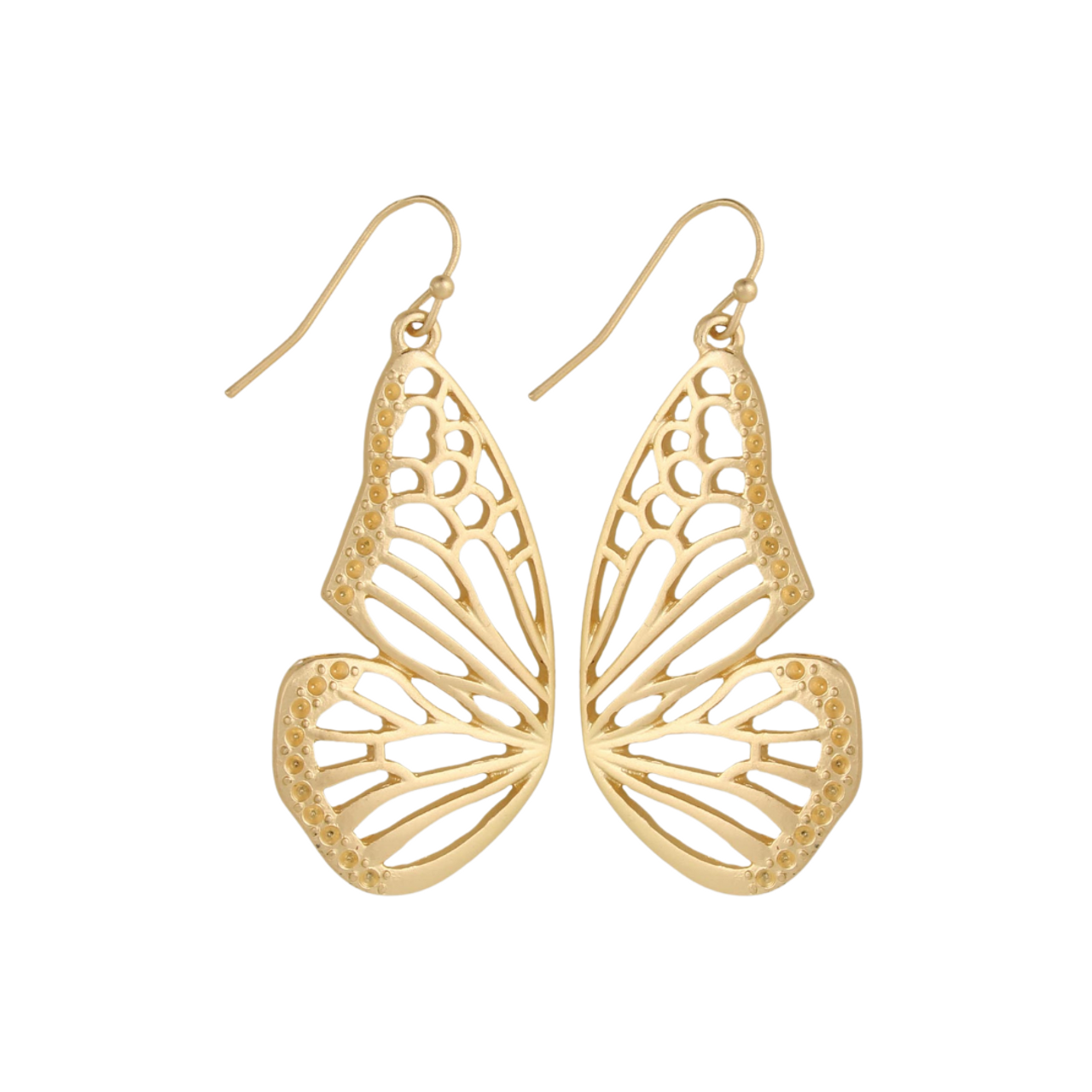 Zad Butterfly Wing Earrings - Starlet